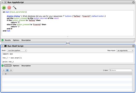 Image result for Using Automator to Run AppleScript