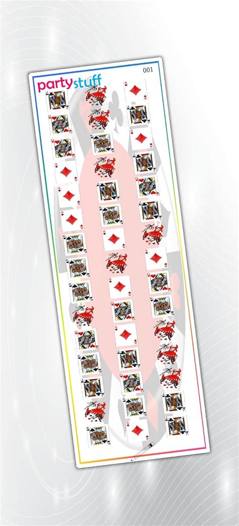 PartyStuff Playing Cards Theme Tambola Housie Tickets - Playing Cards ...