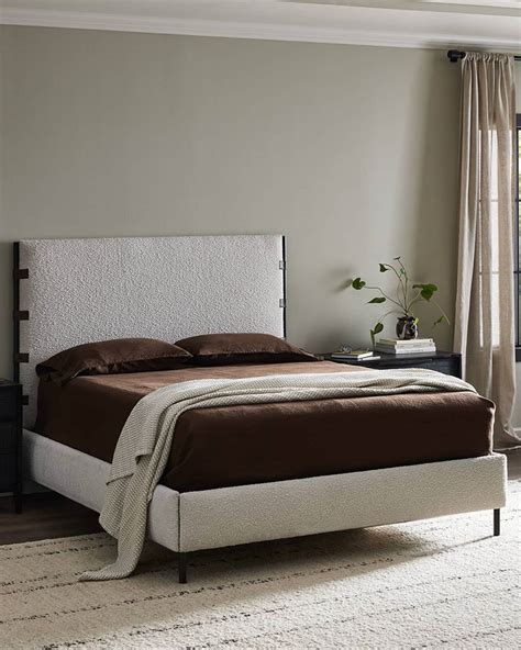 Four Hands Anderson Boucle King Bed | Neiman Marcus