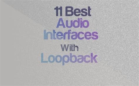 Image result for Audio Interfaces with Loopback