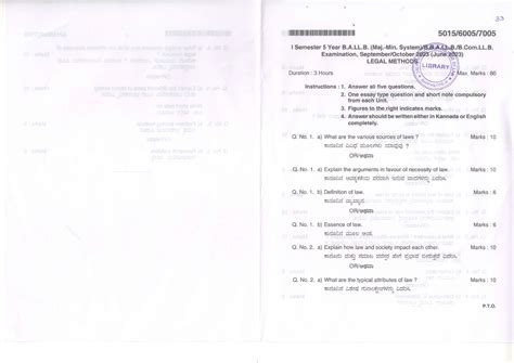 Legal-Method Oct-2022 80marks - I Semester 5 Year B. LL. (Maj. Min. LL ...