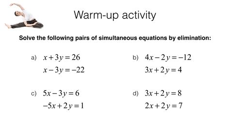 Word Problems Using Simultaneous Equations 的图像结果