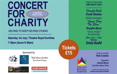 Dumfries Mens Shed presents Concert For Charity, Theatre Royal Dumfries ...