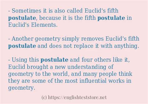 Postulate Definition 的图像结果