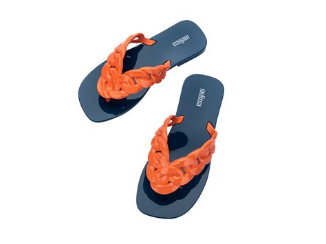 Buy Melissa Shoes Online | Casual Flat Flip Flops | Blue Flip Flops for ...