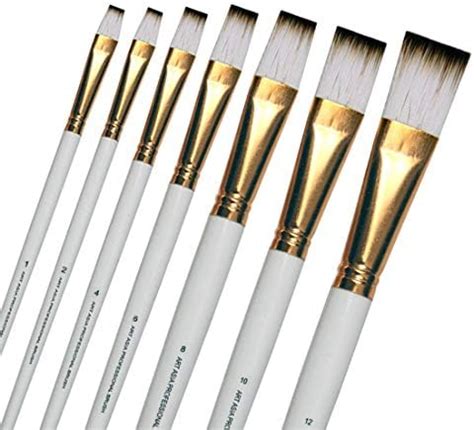 Art Asia Synthetic Hair Mop Brush for Painting, Watercolor and Acrylic ...