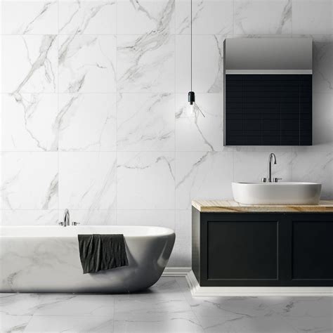 Pure White Marble Tile Carrara White Marble Tile Polished | Stone
