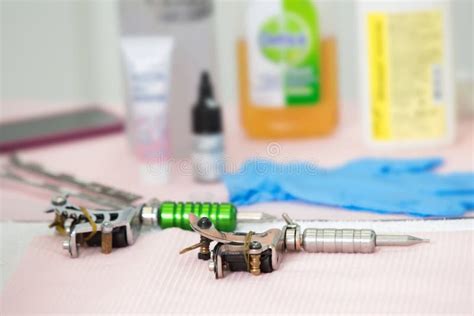Tattoo equipment stock photo. Image of lifestyle, color - 70033262