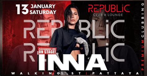 INNA performs LIVE ON STAGE at Republic Nightclub, Republic Club ...