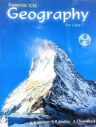 Amazon.in: Buy Essential ICSE Geography for class 7 Book Online at Low ...