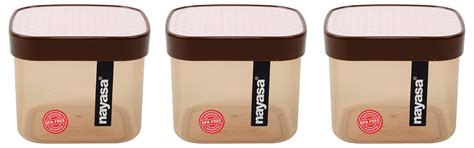 Buy Nayasa Fusion 750 ML BPA Free Food Grade Airtight Kitchen Storage ...