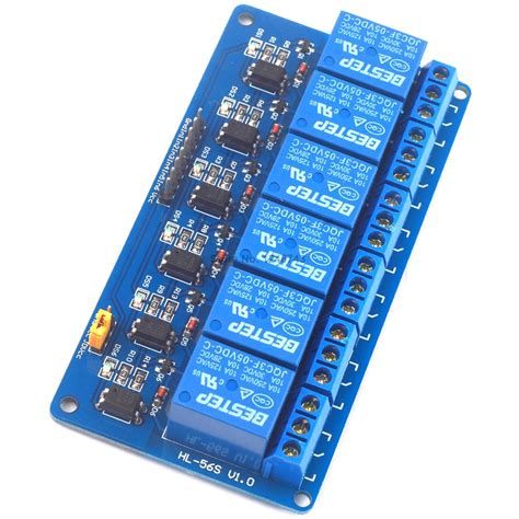 Image result for Arduino 6 Relay Module