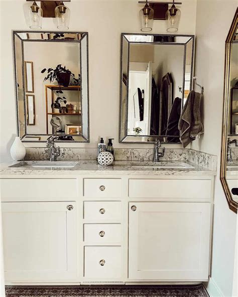 Beveled Bathroom Mirror Ideas Over the Vanity - Soul & Lane