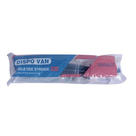 Buy Dispovan 50 ml Syringe | 19 Minutes Delivery | Apollo Pharmacy