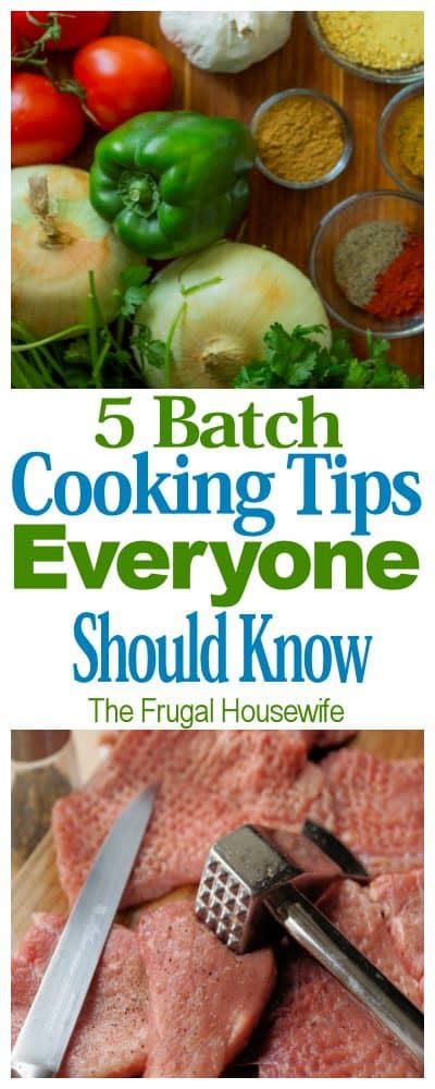 Batch Cooking Tips 的图像结果