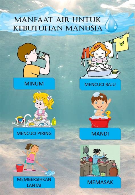 manfaat air untuk anak tk