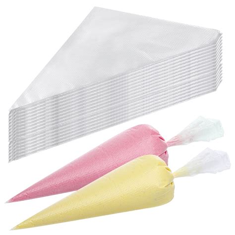 Amazon.com: 400 Pcs Disposable Piping Bags 12inch Anti-Burst Pastry ...