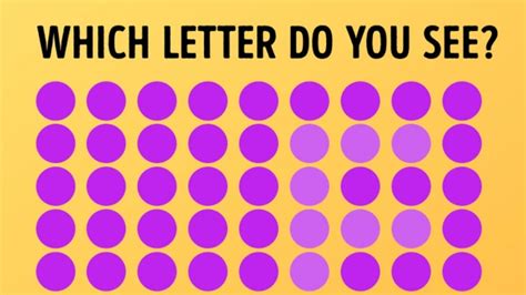 Optical Illusion for Testing Your Vision: Which Letter Do You See Among ...