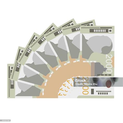 Serbian Dinar Vector Illustration Serbia Kosovo Money Set Bundle Banknotes Paper Money 2000 Rsd ...