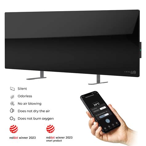 Aeno premium smart eko radijator AGH0002S crni - Mob-Shop