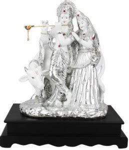 9facts Lord Radha Krishna & Cow / Radhey Krishan Couple Idol God Statue ...