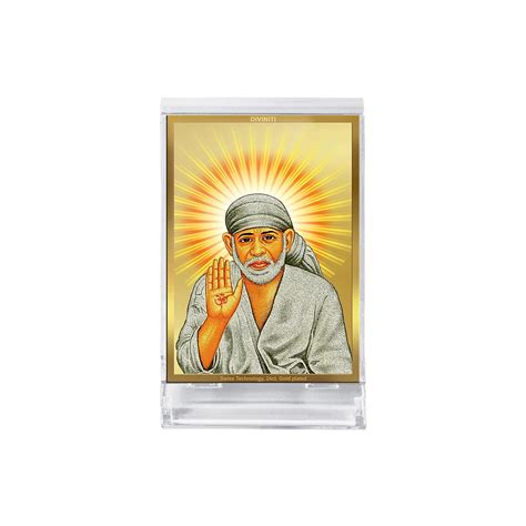 DIVINITI Sai Baba Photo Frame for Car Dashboard, Table Decor|ACF 3 ...