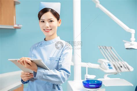 牙科诊所女护士高清图片下载-正版图片501351518-摄图网