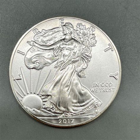 Lot # 135 - Uncirculated 2017 Walking Liberty Silver Dollar - SLOCAL ...