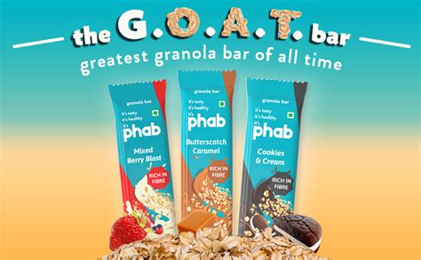 Phab Mixed Berry Blast Snack Bars | Healthy Cereal & Breakfast bar ...