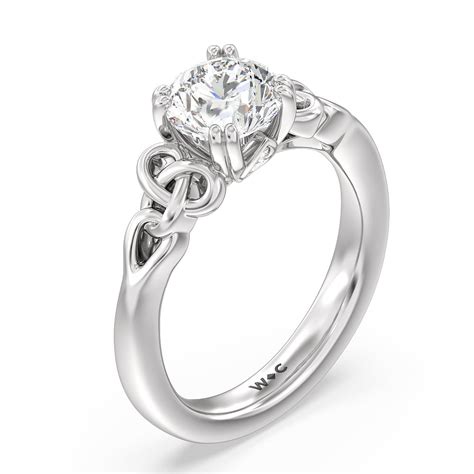 Vintage Celtic Knot Engagement Ring – WithClarity India