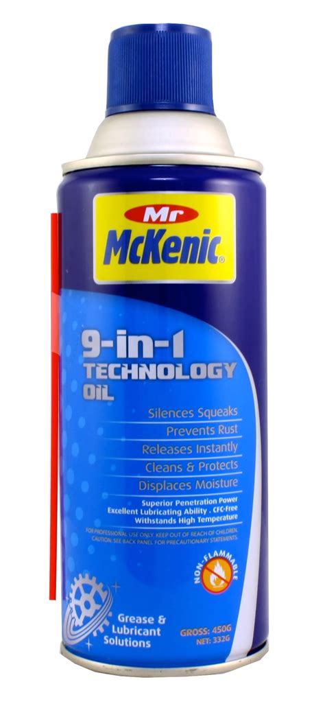 Mr Mckenic 9-in-1 Technology Oil - Multiple Maintenance Spray (450G ...