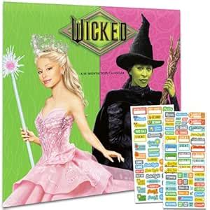 Wicked Movie Calendar 2025 - Deluxe 2025 featuring Glinda and Elphaba ...