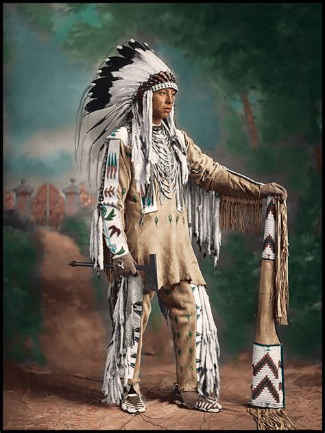 Image result for Native American Colorized