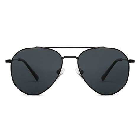 Grey Black Full Rim Aviator Vincent Chase VC Sun Metal VC S13110 Sunglasses