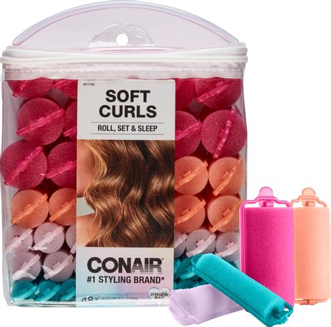Amazon.com : Conair Hot Rollers Hair Curlers for Long, Medium and All ...