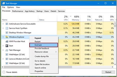 Image result for Run New Task Explorer.exe