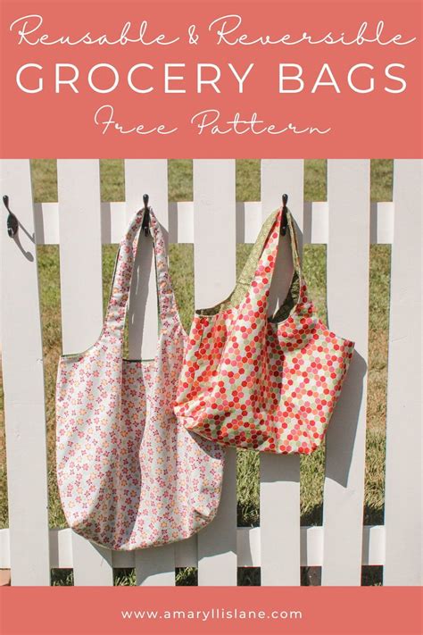 Image result for Reusable Grocery Bag Pattern