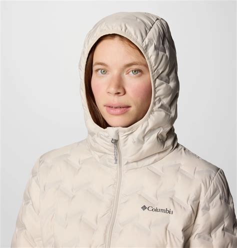 Women's Delta Ridge II Long Hooded Down Jacket | Columbia