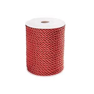 PandaHall 20 Yards(18m) 5mm 3-Ply Twisted Cord Rope Nylon Twisted Cord ...