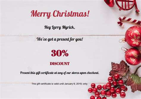 Free Printable Gift Certificates 的图像结果