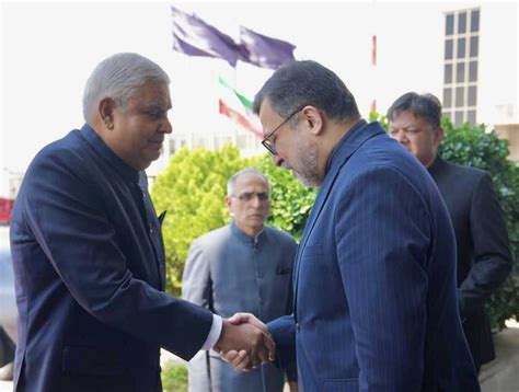 VP Dhankar reaches Tehran to pay condolences on demise of Iran Prez ...
