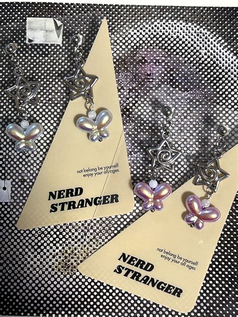 STAR lustrousbutterfly pierce/earring | NERD STRANGER