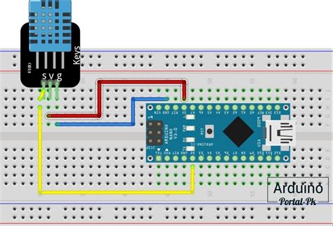 Подключение к arduino датчика влажности и температуры dht11