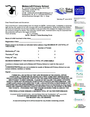 Fillable Online CATS TICKET FORM ROUND 1.docx Fax Email Print - pdfFiller