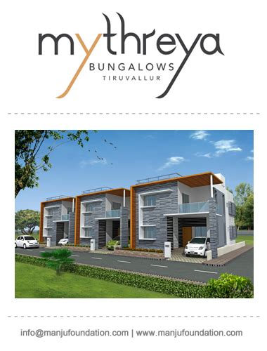 Manju Foundations : Launches Bungalow Project at Tiruvallur