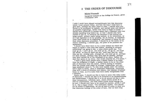 Image result for Order of Discourse