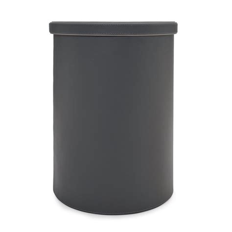 Shop Black Faux Leather Laundry Bin - at Best Price Online in India