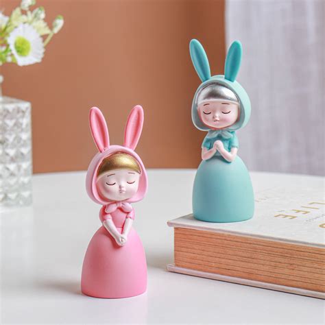 Mini Bunny Doll Showpiece Online - Premium Decor Object | Nestasia