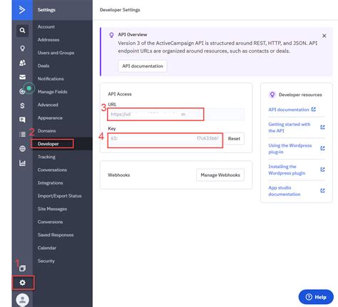 Active Campaign API 的图像结果