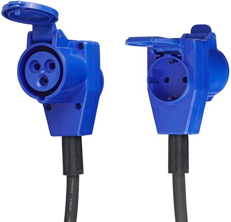 Pro Plus Verloopkabel - 40 cm - 3 x 2.5 mm2 - van Schuko Stekker naar ...